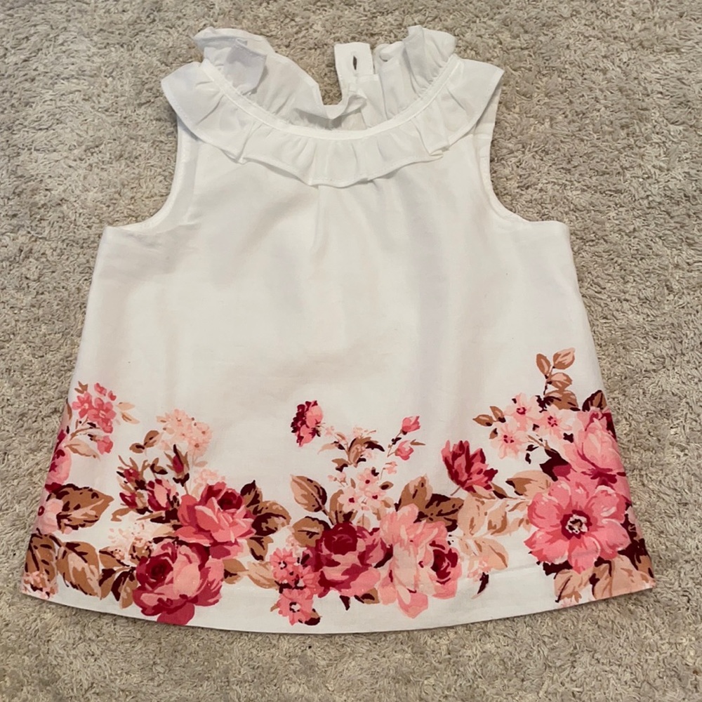 Janie and Jack dressy floral top